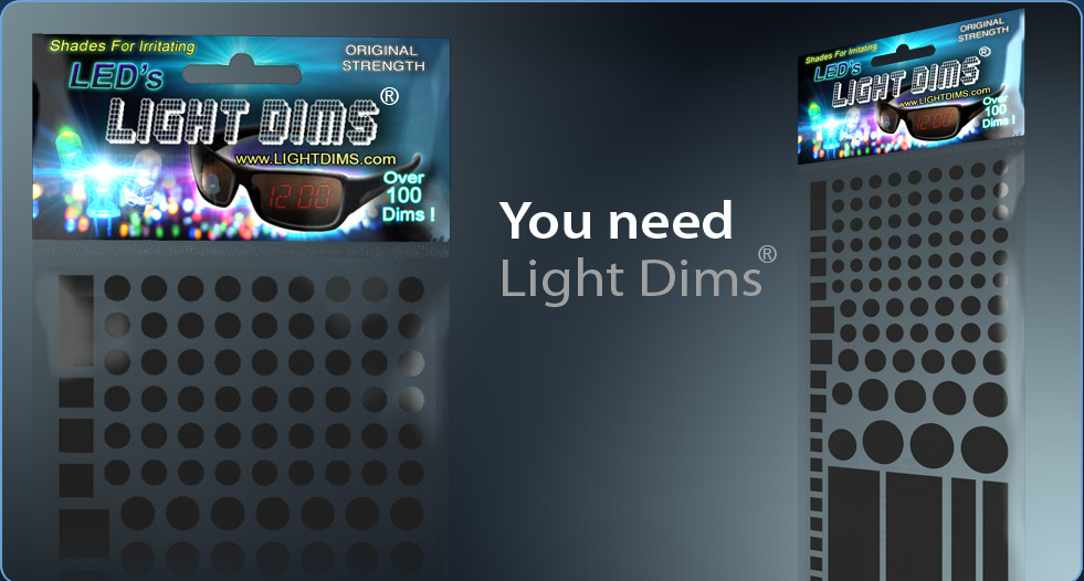 LightDims: Dim Led Lights, Halos Around Lights For Light Sensitive